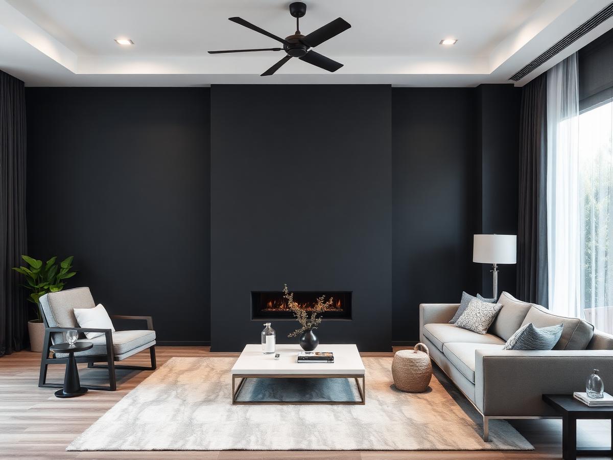 Living room transformation after